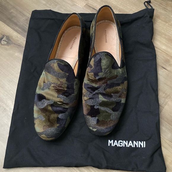 [Magnanni] The Clara Camo Velvet Loafer 38 + Dustbag - Picture 2 of 11